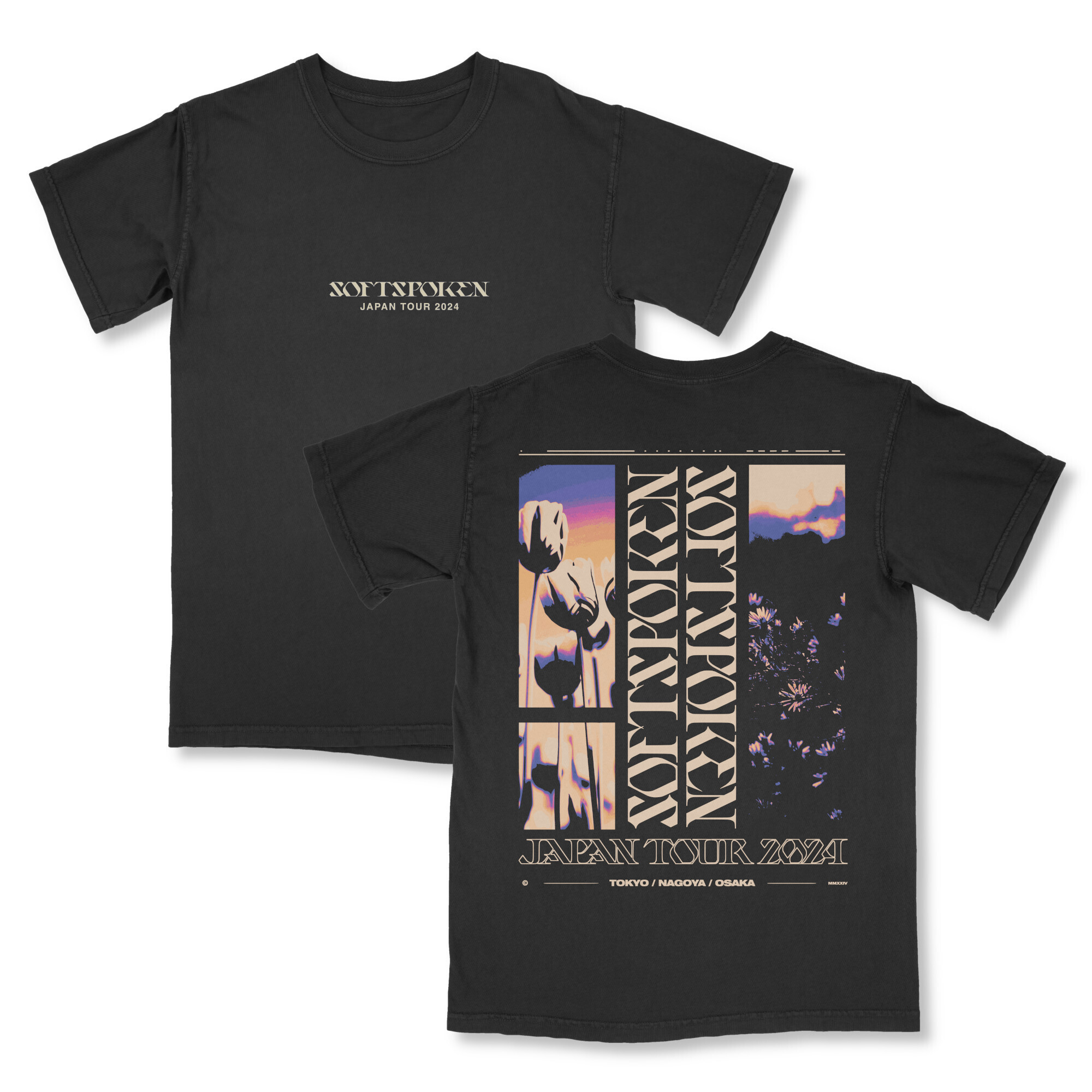 【Softspoken 】JAPAN TOUR 2024 T-shrit