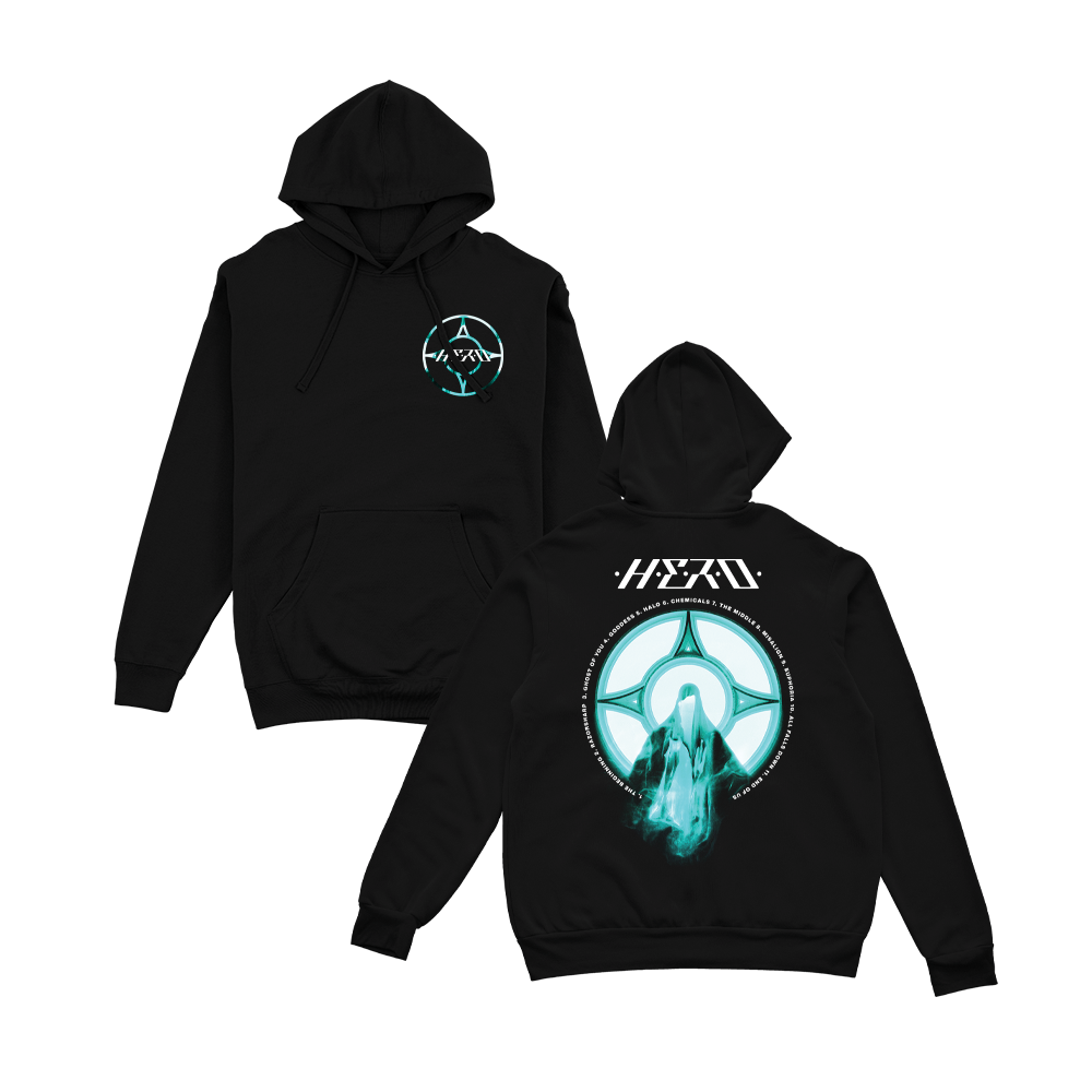 【H.E.R.O.】Ghost Of You, Black Hoodie